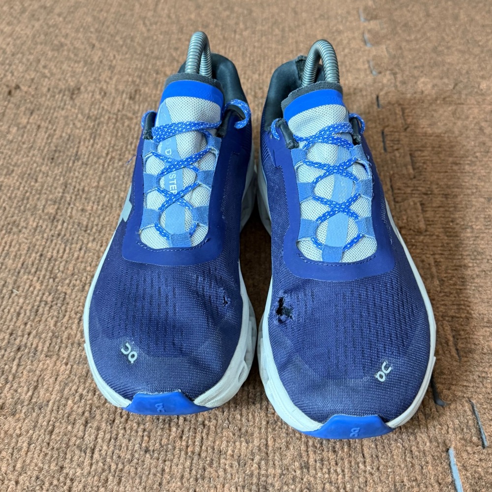 On Cloudmonster Womens Running Shoes Blue Grey 61.99026 US 7.5 gym fit shoe C+ - Picture 2 of 13